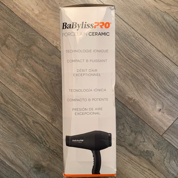NEW BABYLISSPRO PORCELAIN CERAMIC PROFESSIONAL CARRERA2 1900W HAIR BLOW DRYER - Picture 3 of 8